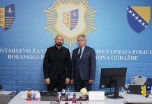Federalni ministar unutrašnjih poslova Ramo Isak u radnoj posjeti Bosansko-podrinjskom kantonu Goražde