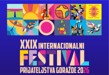 Utorak, 04. avgust 2026. ( XXIX Internacionalni festival prijateljstva Goražde 2026.)